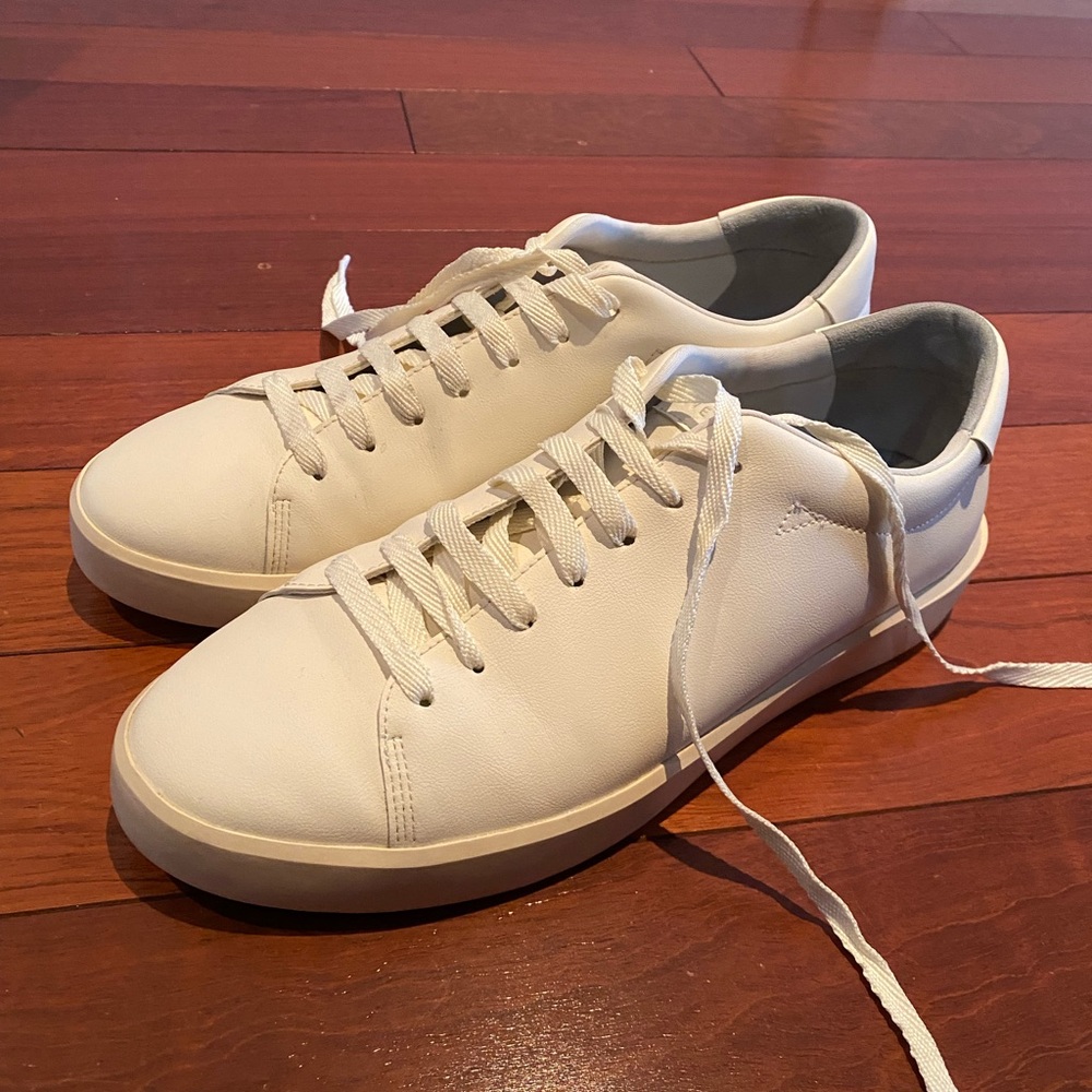 Everlane White Leather Court Sneakers
